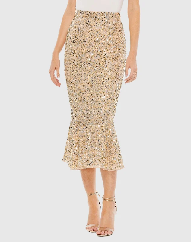 Sequin Midi Mermaid Skirt