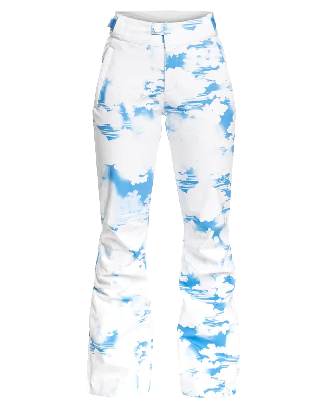 Roxy Women's Chloe Kim Technical Snow Pants - Azure Blue Clouds