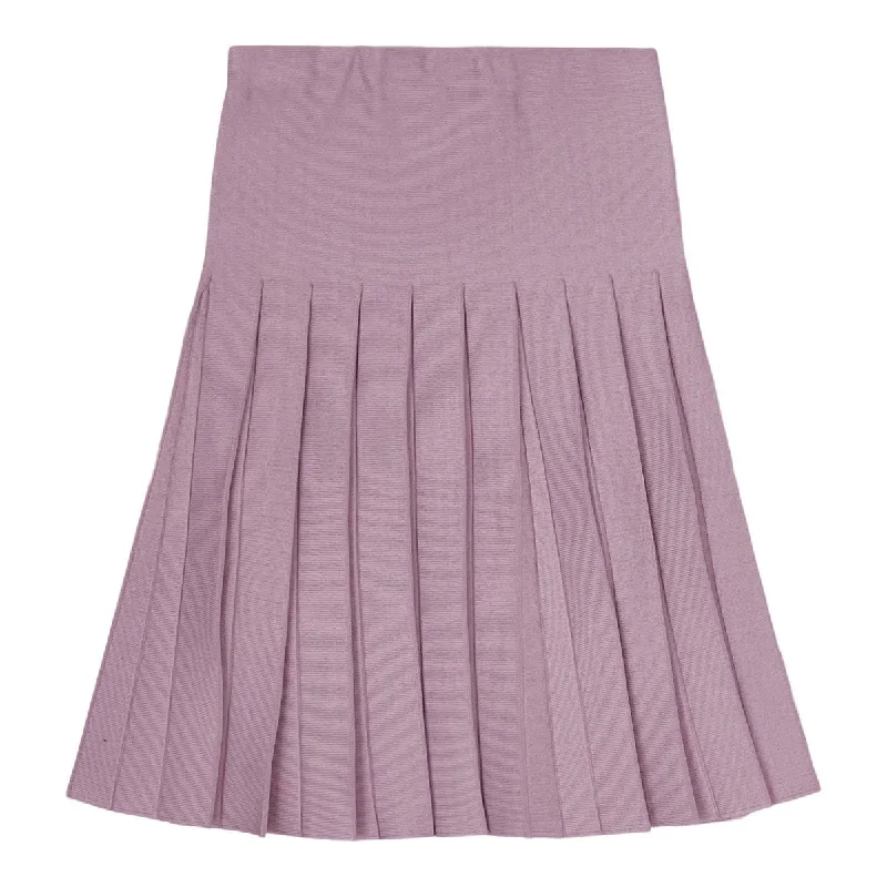 Teela Mauve Pleated Skirt